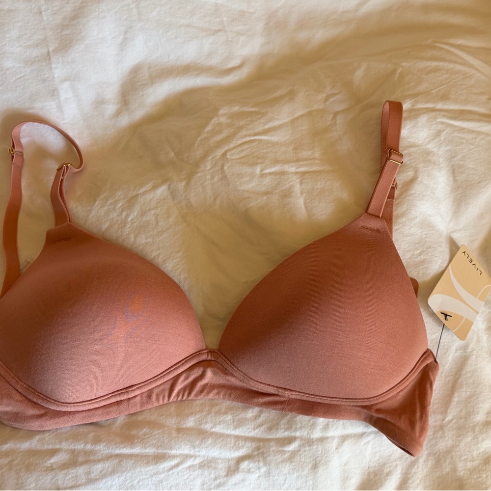 Lively No Wire Deep V Bra